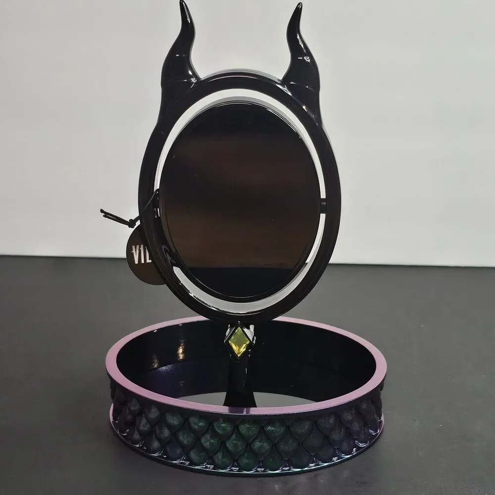 New Bath & Body Works Maleficent Mirror Tray Body Care Jewelry Disney Villains